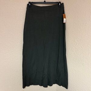 4/$15 Sonoma Dark Green Maxi Skirt